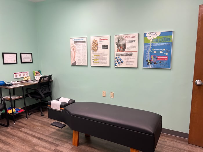 Calm ProWellness treatment room prepared for a massage therapy session